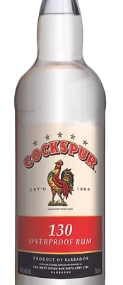130 Over-Proof Rum Bottle