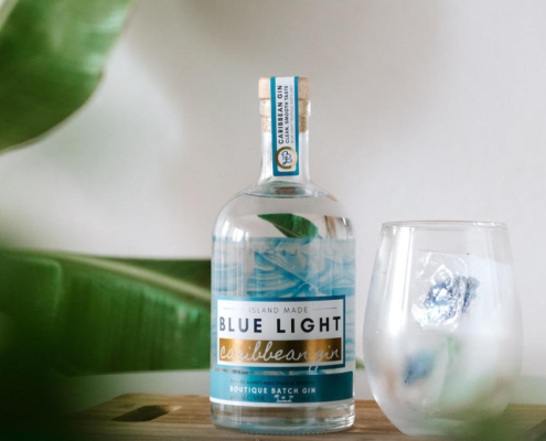 Blue Light Caribbean Gin