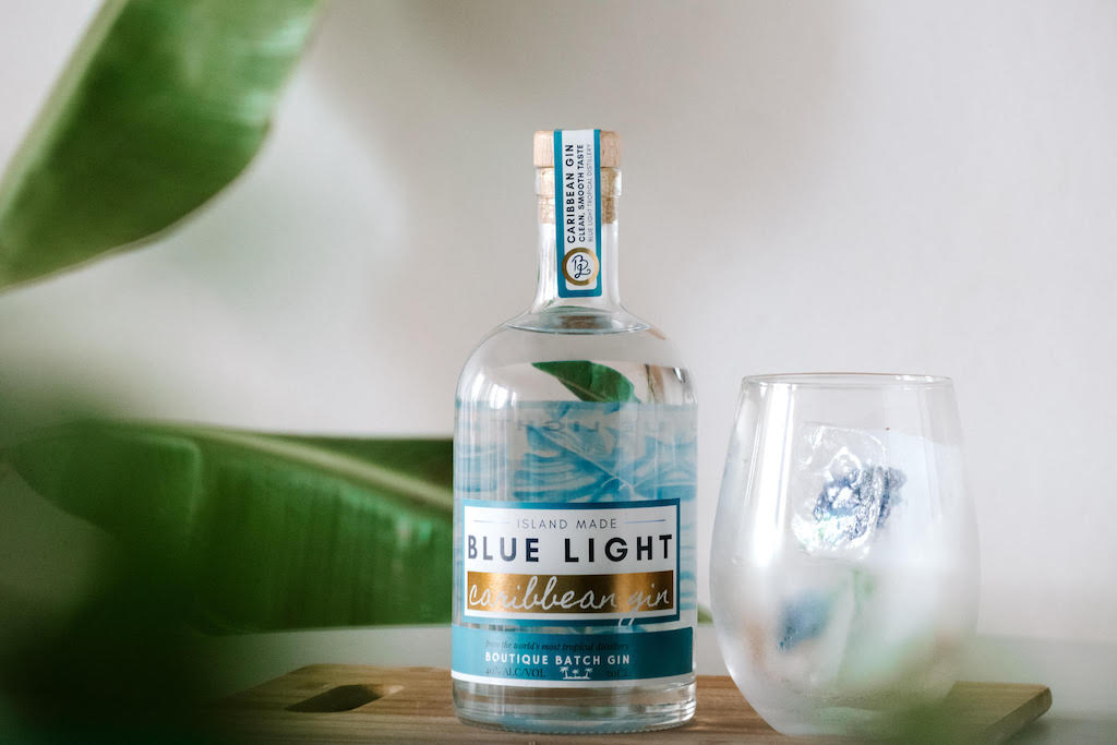 Blue Light Caribbean Gin